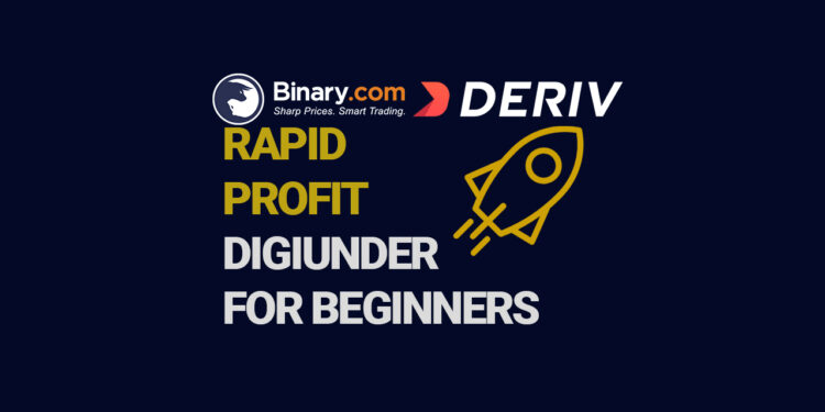 Binary.com bot | DigiUnder strategy | for 50$ balance | No martigale