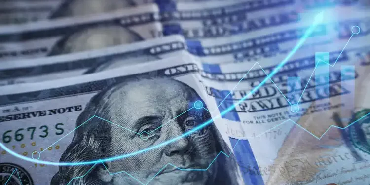 The USD rises. The 30-year yield has reached its highest level since November.